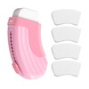 Pindda 4+1 Pack Rubber Erasers Sliding Retractable Eraser, Large White