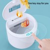 Qcwwy Desktop Sensor Trash Bin, Touchless Automatic Mini Waste Basket