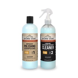 Stone Coat Countertops Polishing and Cleaning Kit (32Oz) Removes Micro Scratches, Restores Shine, Maintains Epoxy Surfaces after Sanding for Tables, Countertops, Shower Walls, and Woodworking Projects