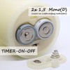 Tronje Tronje 23cm LED Kerze mit Timer u. Fernbedienung -