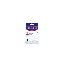 Hansaplast Med Antibacterial Aqua Protect XXL 8x10cm, 5pcs