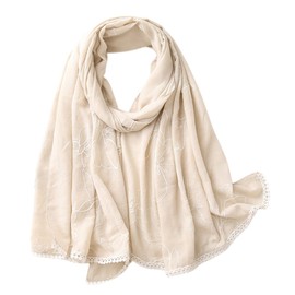 FAIRYGATE Women's Viscose Polyester XXL Colourful Multicoloured Scarves & Scarves for Girls Gift, 5021, 33.5X70.5 Inch