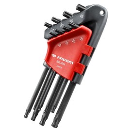 Facom 89S.JP8A Long Metric Head TorxÂ Hex Key Set of 8 + Compact Wallet