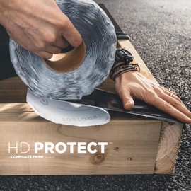 HD Protect Joist Tape - Premium Flashing Tape for Decking, Superior Self Sealing Waterproof Flashing Tape Extends The Life of Timber Joists by Preventing Rot (2.5 inches x 20 Meters, 6, Pack)