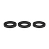 DANCO Leak-Preventing Showerhead Gasket, Black, 3/8-Inch x 3/4-Inch, 3-Pack (80925)