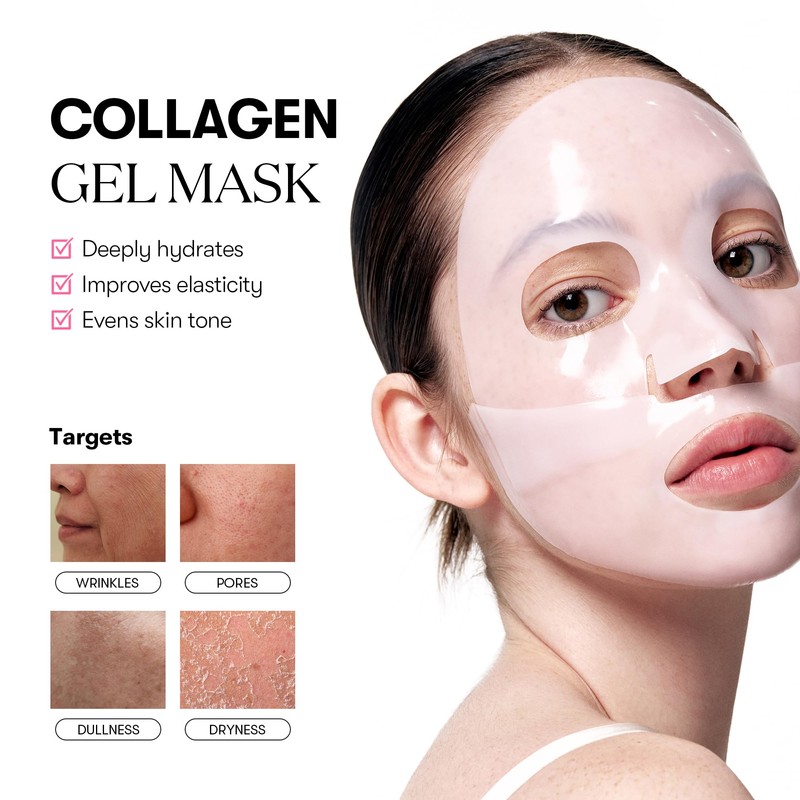 VT COSMETICS Collagen Reedle Shot 100 2-Step Hydrogel Mask(34.5gx4ea), Intensive