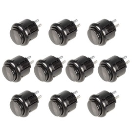 Jiu Man 10x 24mm Push Button Replace for Sanwa OBSF-24 Arcade DIY Parts Games Mame Jamme