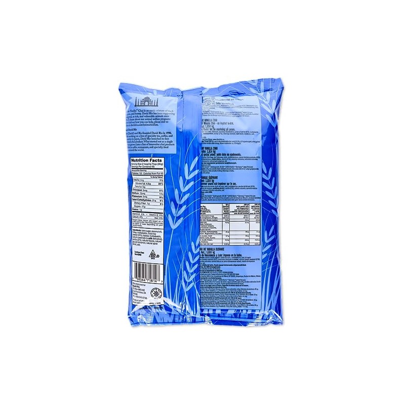 David Rio Food Service Bag Elephant Vanilla Chai, 1er Pack