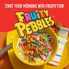 Marshmallow Fruity PEBBLES Breakfast Cereal for Kids, Gluten Free, Made