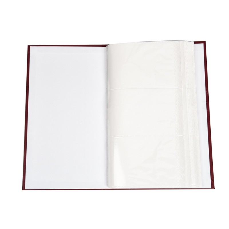 Arpan 6x4 Plain Photo Album with 300 Pockets Burgundy