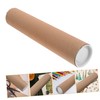 Operitacx Paper Tube Blank Paper Tube for DIY Arts for