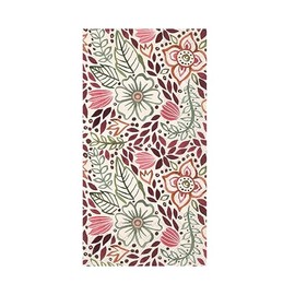 IHR Ideal Home Range Dinner Napkins Disposable 3-Ply Paper Hand Towels, 8.5" x 4.5", Floralscape, 16-Count