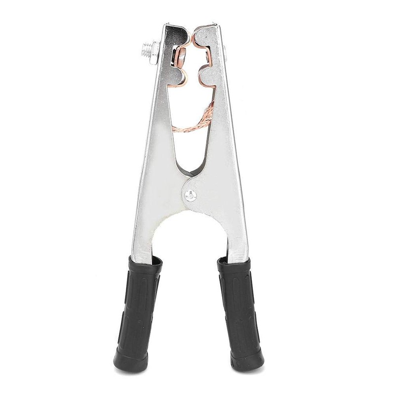 Ground Clamp 800a Brass Nickel-Plated Welding Grounding Cable Clamp for