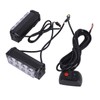 24W 12V 8LED Strobe Lights Bar High Brightness Warning Caution