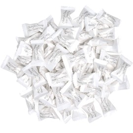 Wedding Buttermints Candy Bags 100 Count Mint Candies 14 Oz (396g) Thanks for Sharing Our Day Guests Treats Party Favors For 50th Anniversary Mr and Mrs Bridal Wedding Special Occasions