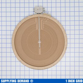 Supplying Demand DG47-00065A DG47-00021A Electric Range Cooktop Triple Radiant Surface Element Replacement Model Specific Not Universal