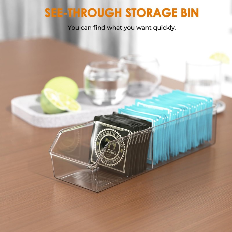 FUCDTEFC Tea Bag Organizer, Tea Bag Holder Box Storage Bin,