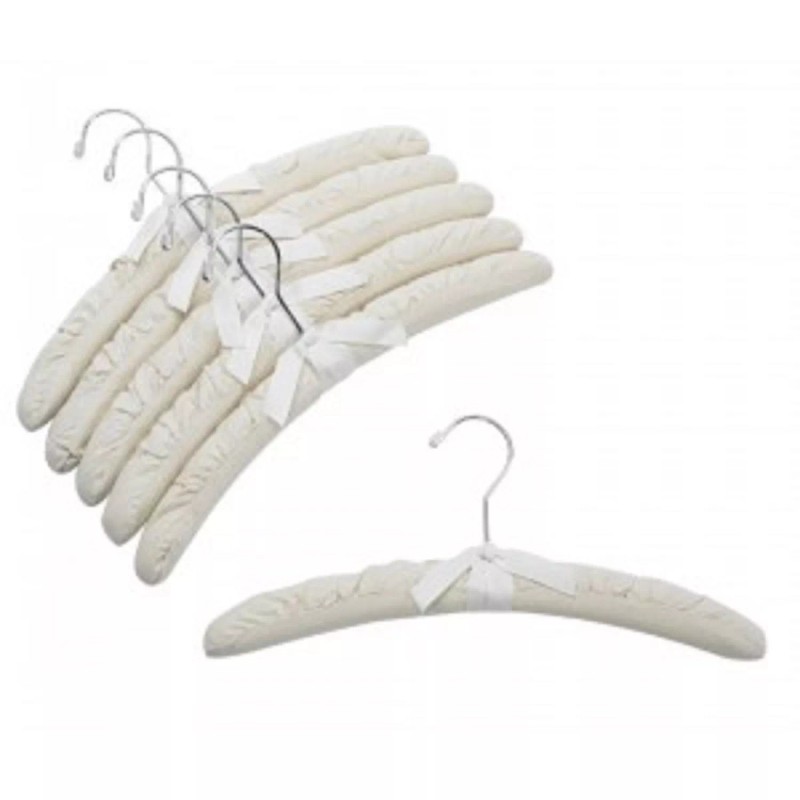 Only Hangers 15" Natural Cotton Canvas Hangers w/Chrome Hook 6pk