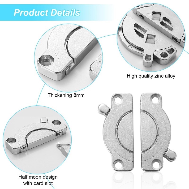Pack of 2 Table Top Connectors, Table Connectors, Worktop Connectors,