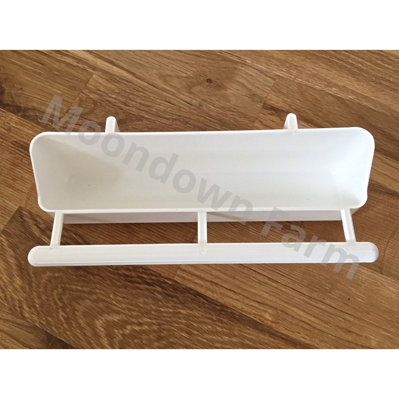 Moondown Farm Bird Cage Feeder with Perch 17.5cm for Budgie,