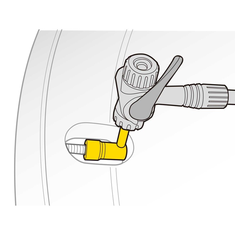 TOPEAK Pressure Light Adapter for Presta Valve