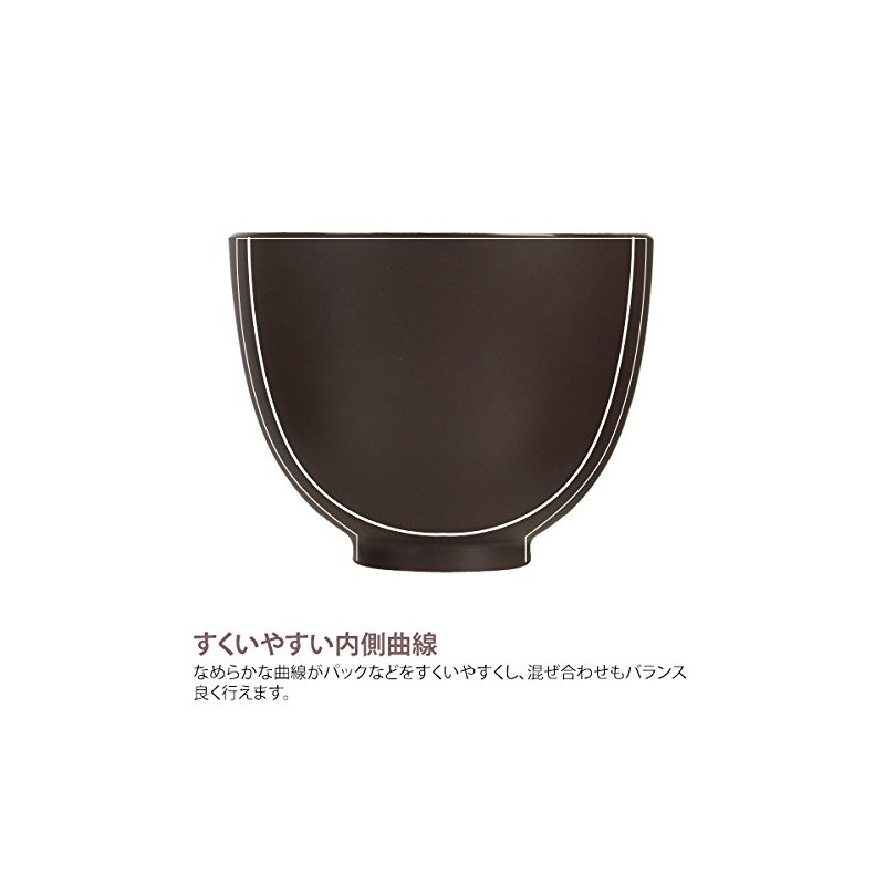 Mild Rubber Bowl, Large Size, Diameter 5.1 inches (13 cm),
