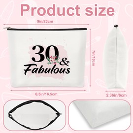 Makeup Bag 30th Birthday Gifts for Women,Christmas Makeup Bag Gifts for Women Best