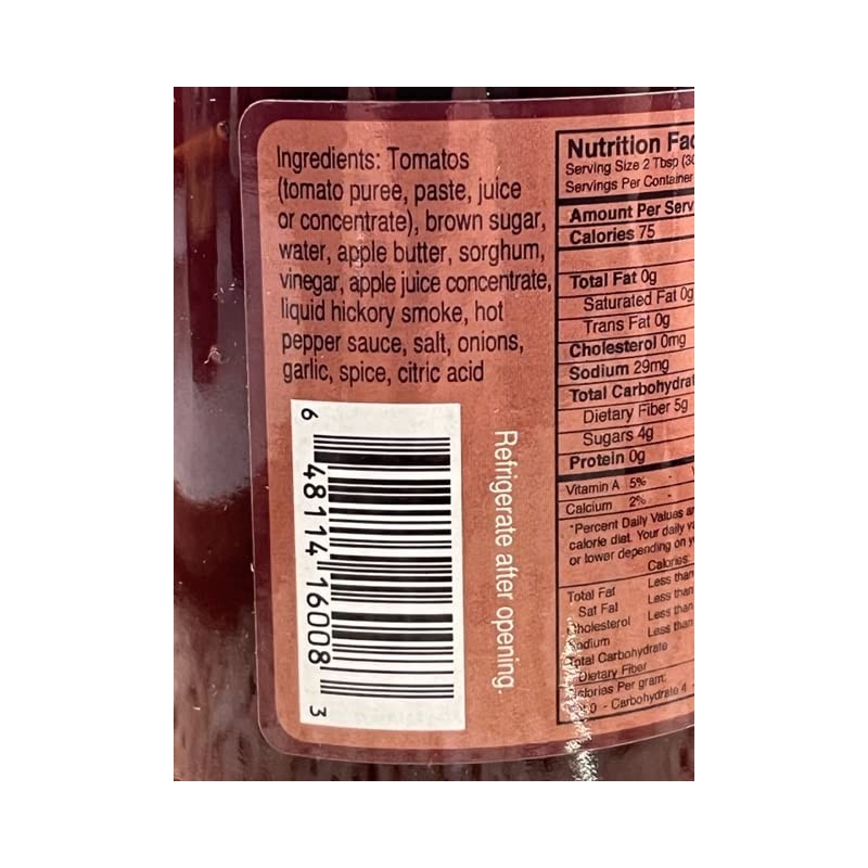 Spring Valley Farms BBQ Sauce 16 oz All Natural (Apple