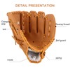 SPPHONEIX Ultimate Performance Leather Baseball Gloves Mitts,Tear Resistant and Durable