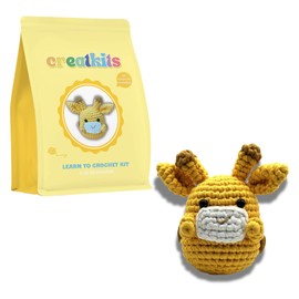 Easy Crochet Kit for Beginners Animals - Learn to Crochet Kits for Beginners - Giraffe Crochet Box
