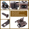 2Pcs Cabinet Latch, Double Roller Catch Latches Hardware for Cabinet
