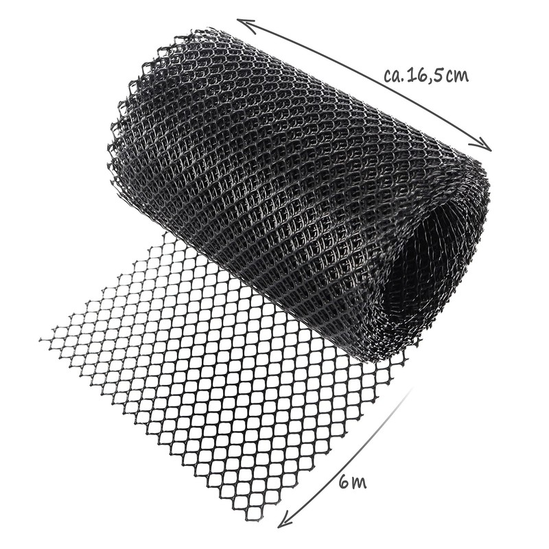 com-four® 2 x gutter protection set of 6 metres with