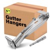5" 100 Pcs Heavy Duty Hidden Aluminum Gutter Hangers with