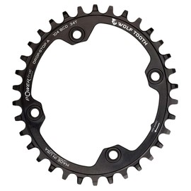 Wolf Tooth Components 104 Bcd Oval Chainring Black, 32T
