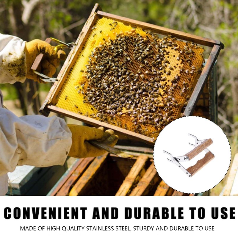 One Piece Ergonomic Handle Bee Frame Grip Practical Bee Hive