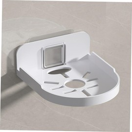 IWOWHERO Wall Mount Floating Shelf for Cameras Speakers No Punching Required Shelf for Bathroom Kitchen Bedroom Stylish Secure Support Bracket for Home Use