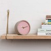 Good Design Works Concrete Clock, Pink, 13 x 13 x