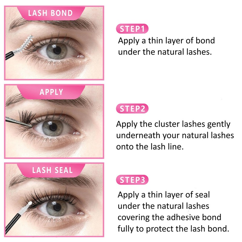 Tutu Lash DIY Cluster Lashes AFTER DARK 48 x cluster