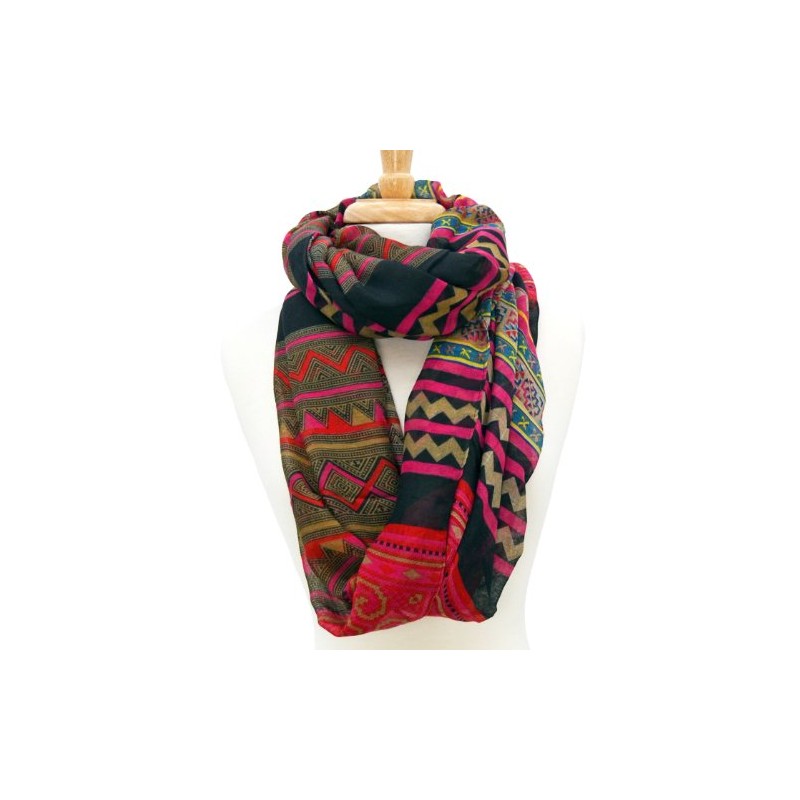 Tatum Navaho Print Infinity Scarf