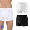 PROTECHDRY Washable & Reusable Urinary Incontinence Cotton Boxer Brief Underwear
