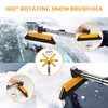 helloleiboo 39.4" Ice Scrapers for Car Windshield Extendable Snow Brush