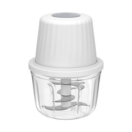 Zwiebel Zerkleinerer, 450ml, Multizerkleinerer Elektrisch Klein, Zwiebelschneider Elektrisch, Universalzerkleinerer, Gemüsezerkleinerer, Mixer Zerkleinerer für Fleisch, Zwiebeln, Knoblauch