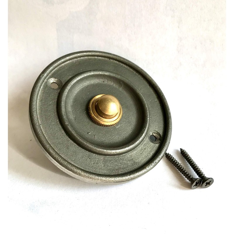 Assorted Collections Traditional Door Bell Push Press Antique Cast Iron