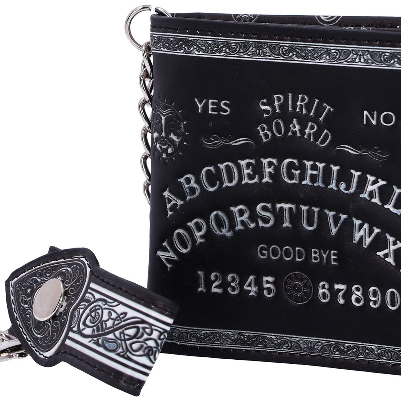 Nemesis Now Spirit Board Embossed Purse Ouija Wallet Black 18.5cm,