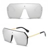 Dollger Oversized Sunglasses for Women Men Classic Trendy Flat Top