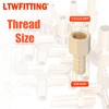 LTWFITTING Assortment Kit Hose ID (1/4-Inch to 1/2-Inch) x (1/4-Inch,