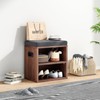 Small Shoe Bench for Entryway Shoe Bench with Cushion Shoe