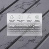 Foldable Diatomite Dish Drying Mat for Kitchen Counter, Gray Marble