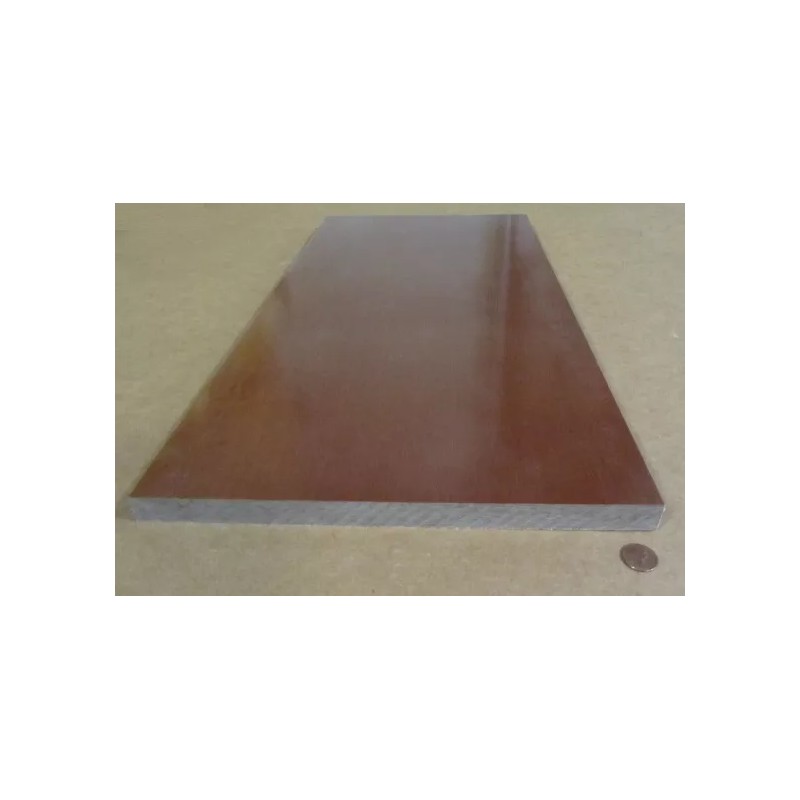 Micarta Canvas Phenolic CE Sheet .375" (3/8") Thick x 12"