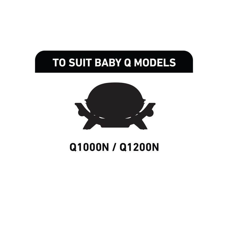 Weber Baby Q Premium BBQ Cover - Suits Latest 3rd